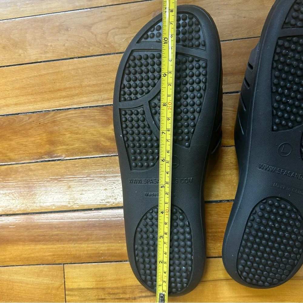 Yeah Baby Cloud 9 Spa Sandals Men’s L Comfort Slides Recovery Lounge Like New